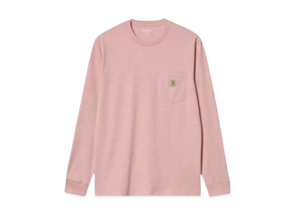 Carhartt WIP L/S Pocket T-Shirt "Rothko Pink Heather"