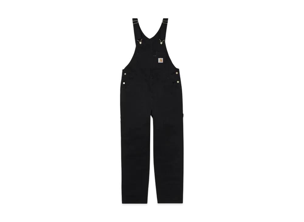 Carhartt WIP Bib Overall "Rinsed Black"