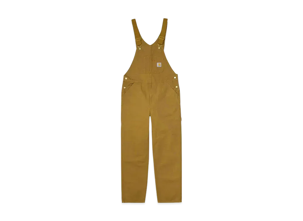 Carhartt WIP Bib Overall "Rinsed Hamilton Brown"