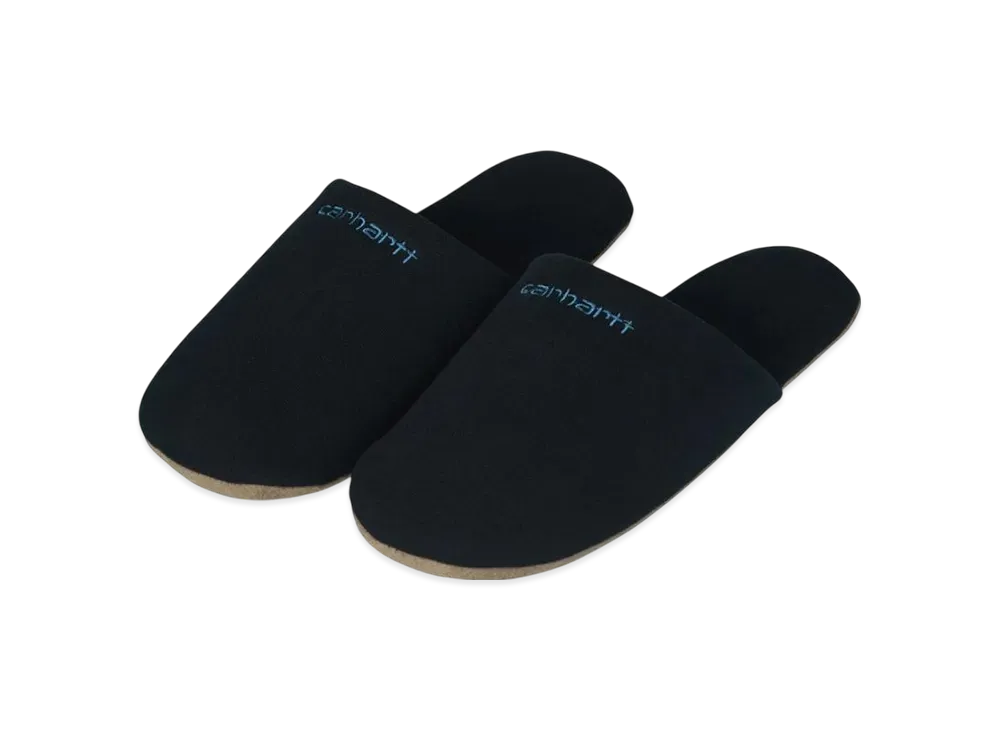 Carhartt WIP Script Embroidery Slippers "Astro/Icesheet"