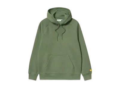 Carhartt WIP Hooded Chase Sweatshirt Pullover Parka "Duck Green/Gold"