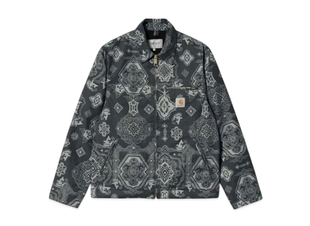 Carhartt WIP Detroit Jacket Verse Print "Black"