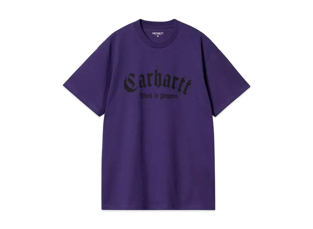 Carhartt WIP Short Sleeve Onyx T-Shirt "Tyrian/Black"