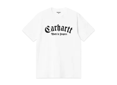 Carhartt WIP Short Sleeve Onyx T-Shirt "White/Black"