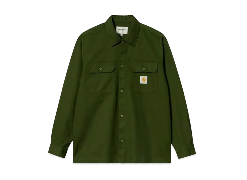 Carhartt WIP Long Sleeve Craft Shirt "Office Green"