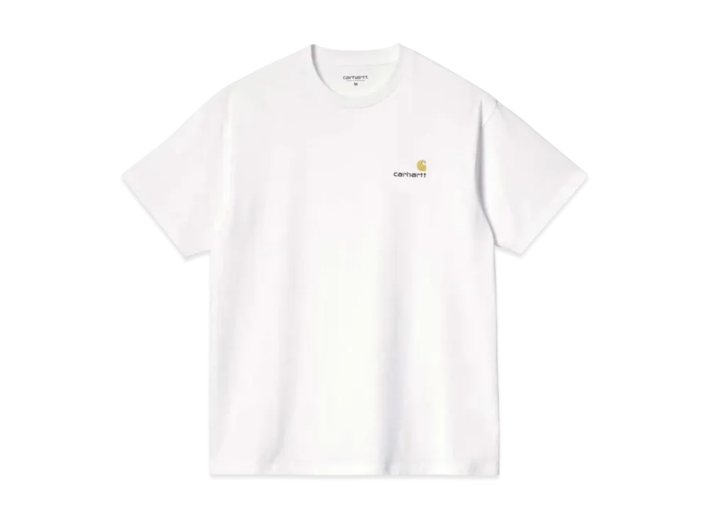 Carhartt WIP Short Sleeve American Script T-Shirt "White"