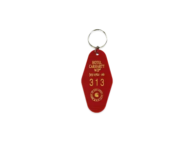 Carhartt WIP Hotel Keys Keychain "Scarlet/Winter Spice"