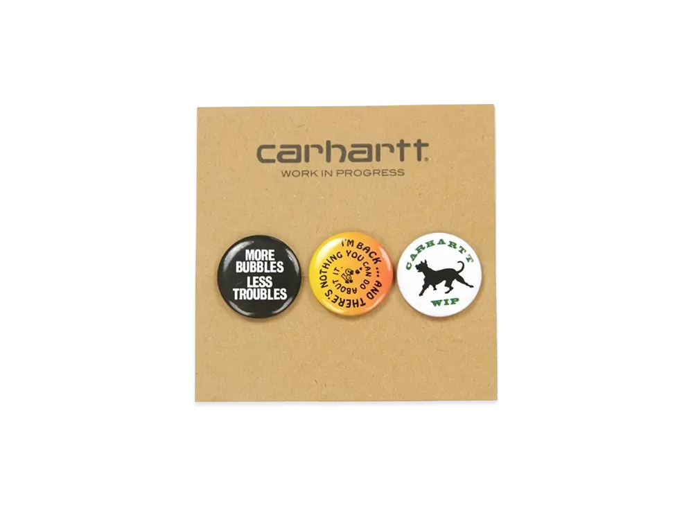 Carhartt WIP 3 Badges Set "Multicolor"