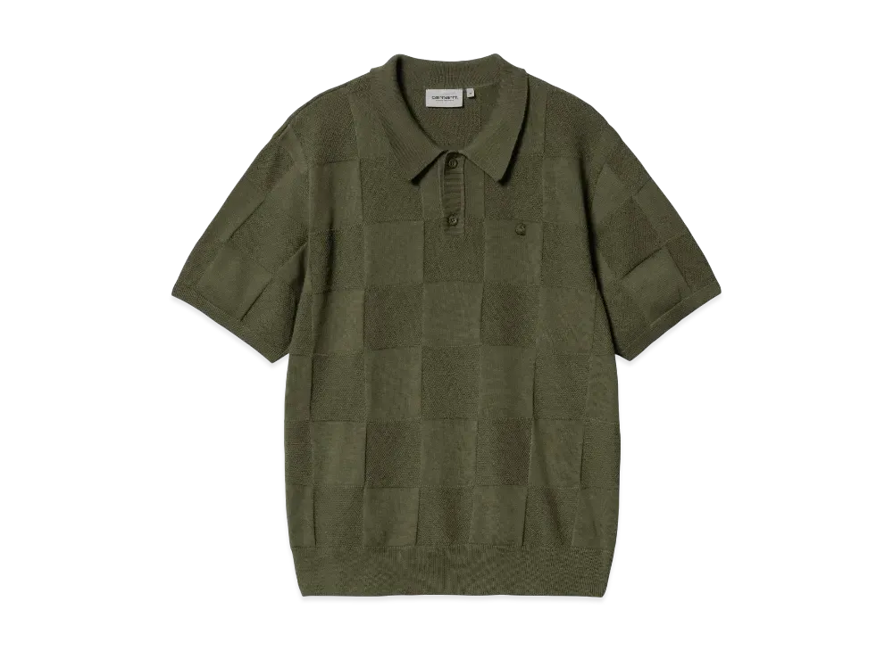 Carhartt WIP S/S Checker Polo "Dollar Green"