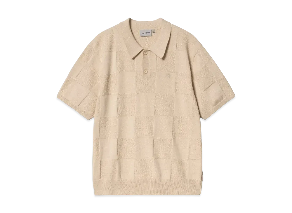 Carhartt WIP S/S Checker Polo "Fleur De Sel"