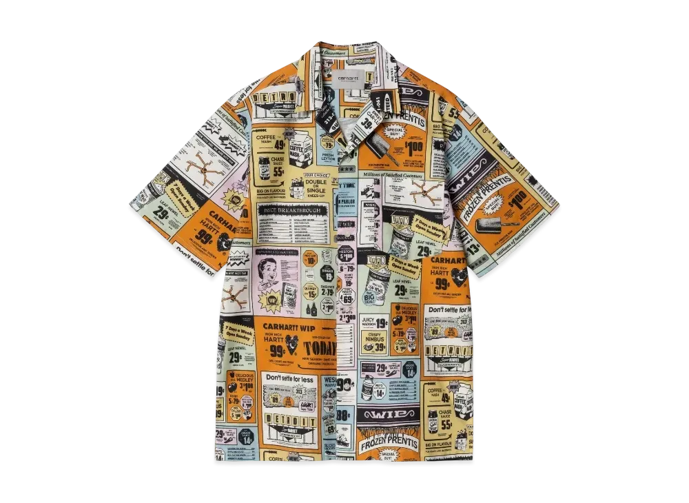 Carhartt WIP S/S Catalogue Shirt "Catalogue Print"