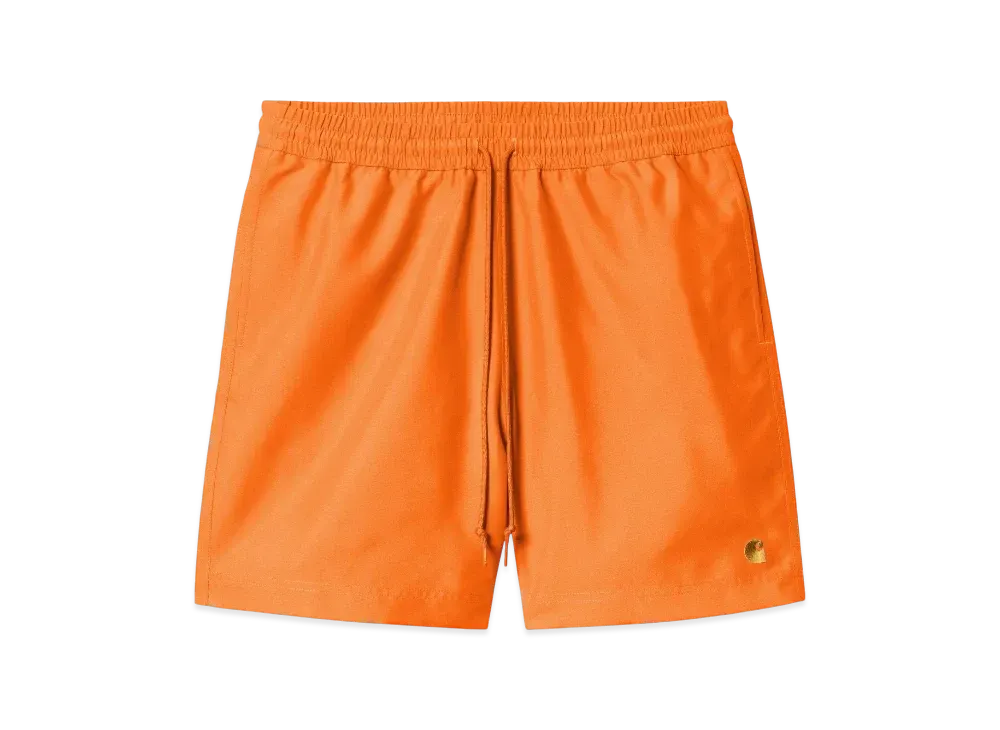 Carhartt WIP Chase Swim Trunks "Pumpkin/Gold"