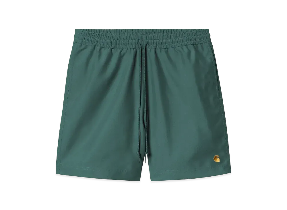 Carhartt WIP Chase Swim Trunks "Rainforest/Gold"