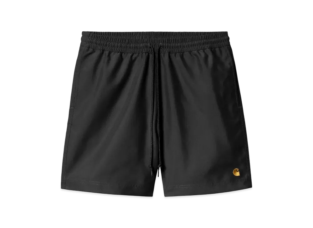 Carhartt WIP Chase Swim Trunks "Black/Gold"