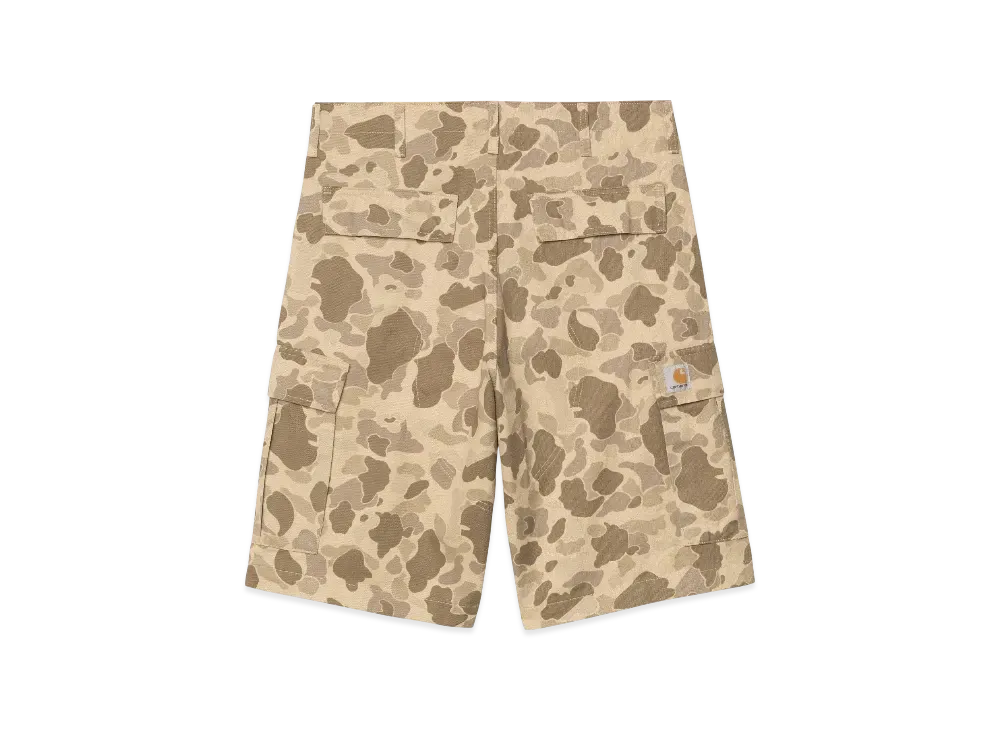 Carhartt WIP Regular Cargo Short "Camo Duck Desert(Rinsed)"