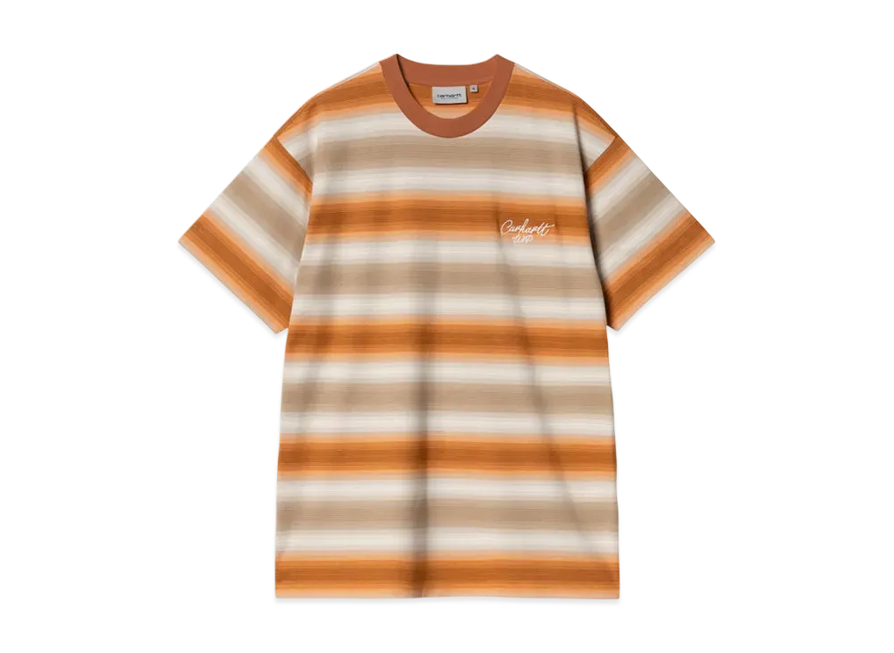 Carhartt WIP S/S Dashner T-Shirt "Dashner Stripe Pumpkin"