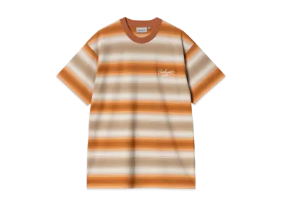 Carhartt WIP S/S Dashner T-Shirt "Dashner Stripe Pumpkin"