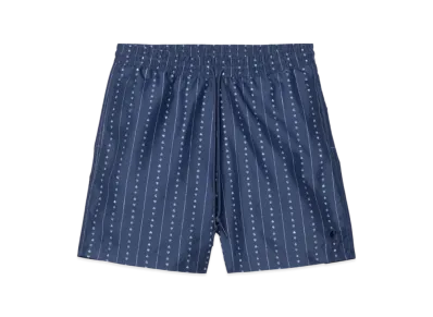 Carhartt WIP Slater Swim Trunks "Heart C Pinstripe Ink/Natural"