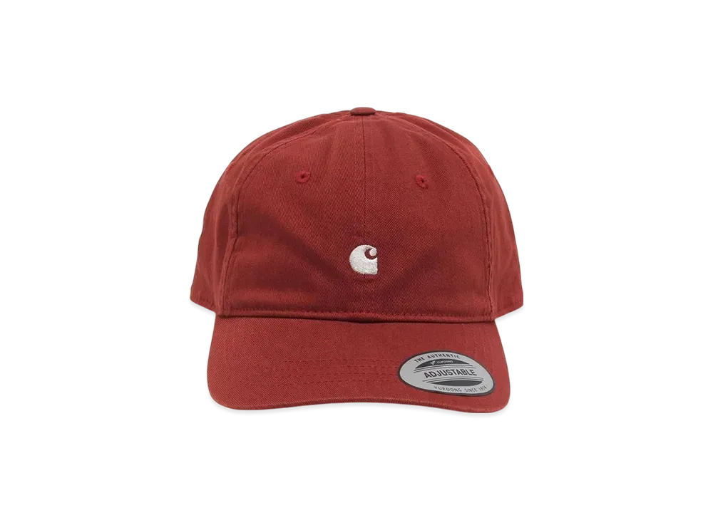 Carhartt WIP Madison Logo Cap "Vermillion White"