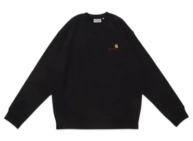 Carhartt WIP American Script Sweat "Black"