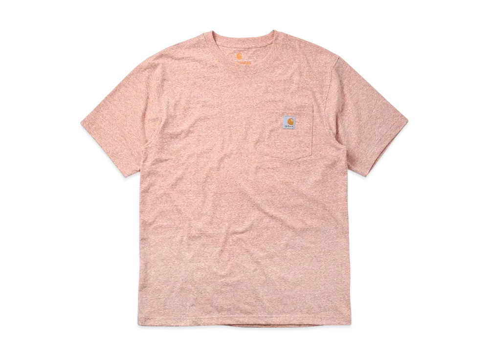 Carhartt WIP S/S Pocket Crew Neck T-Shirt "Harvest Orange Snow Heather"