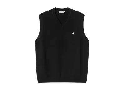 Carhartt WIP Madison Vest Sweater "Black/White"