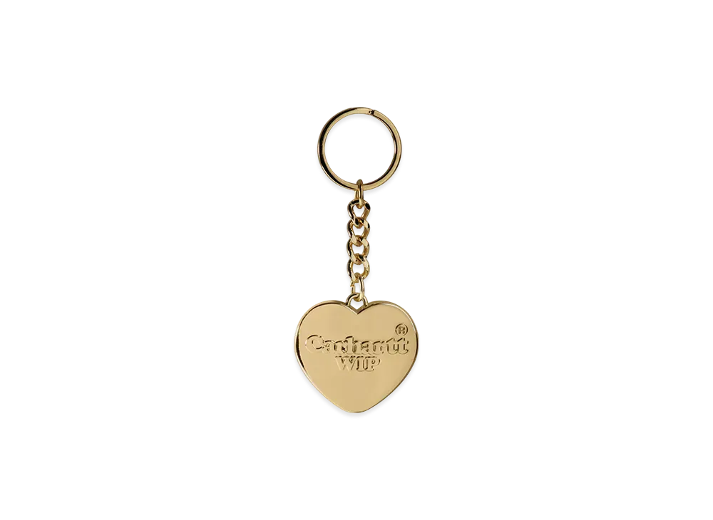 CARHARTT WIP | HEART KEYCHAIN GOLD キーリング キーチェーン Carhartt WIP Heart Keychain
