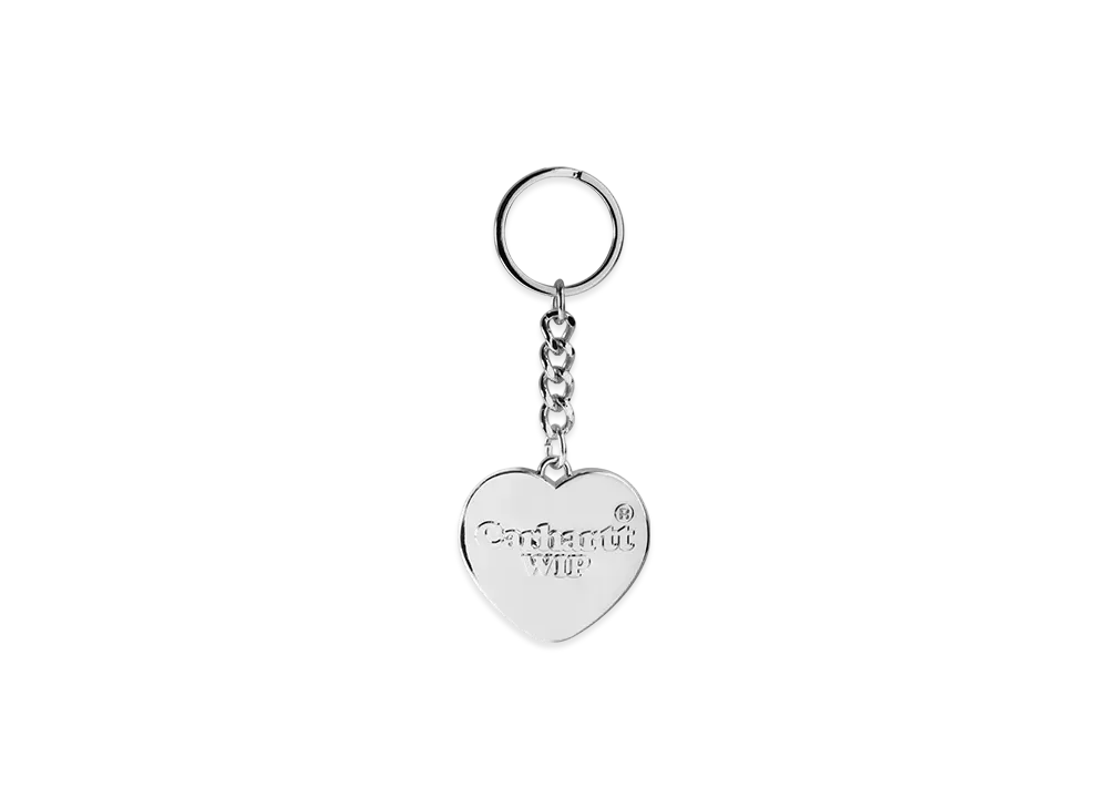 Carhartt WIP Heart Keychain "Silver"