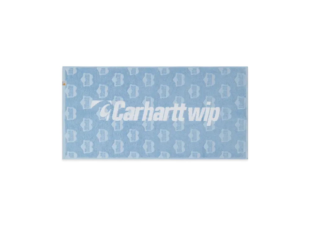 Carhartt WIP Heart Train Sport Towel "Bluebird/White"