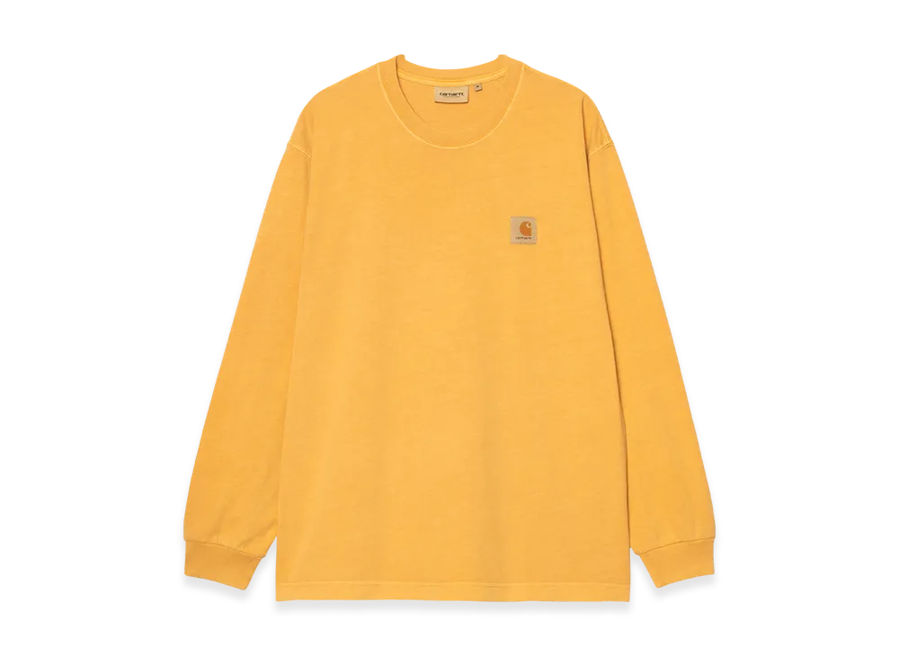 Carhartt WIP L/S Vista T-Shirt "Winter Spice(Garment Dyed)"