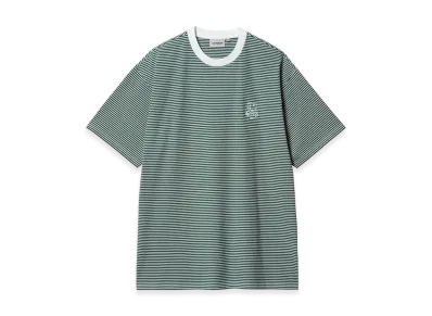 Carhartt WIP S/S Fairley T-Shirt "Fairley Stripe Chervil/White"