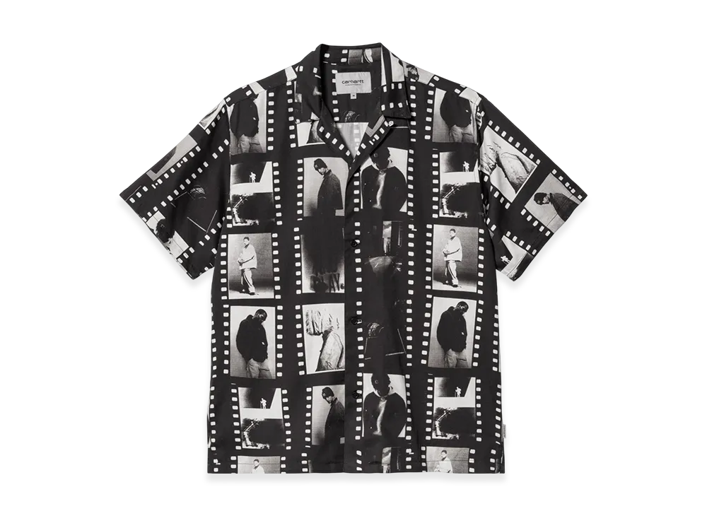 Carhartt WIP S/S Photo Strip Shirt "Photo Strip Aop Black/White"