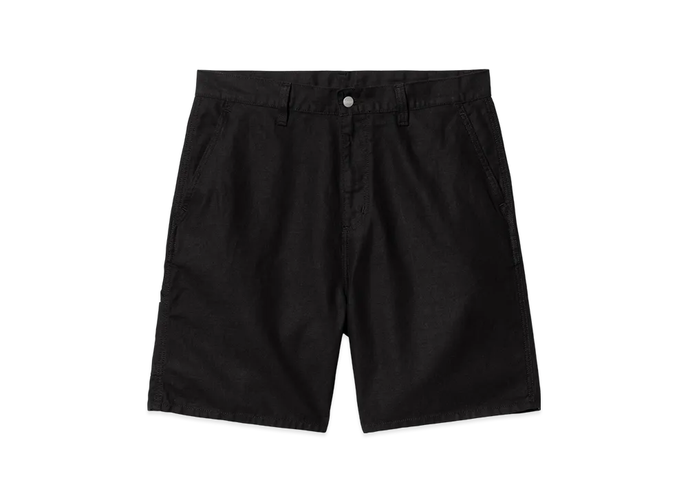 Carhartt WIP Walter Single Knee Short "Black(Rinsed)"