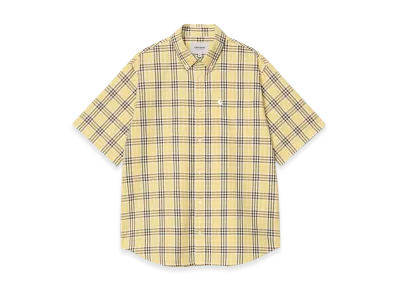 Carhartt WIP S/S Niven Shirt "Niven Check Straw/Wax"