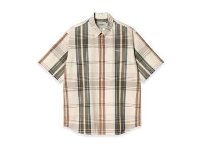 Carhartt WIP S/S Roslin Shirt "Roslin Check Natural/Wax"