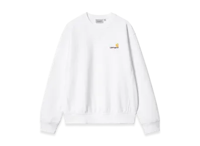Carhartt WIP American Script Sweatshirt "White"