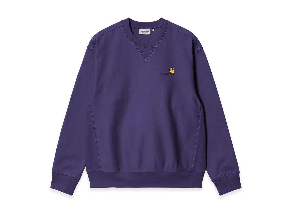 Carhartt WIP American Script Sweatshirt "Aura"