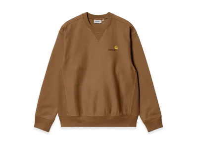 Carhartt WIP American Script Sweatshirt "Hamilton Brown"