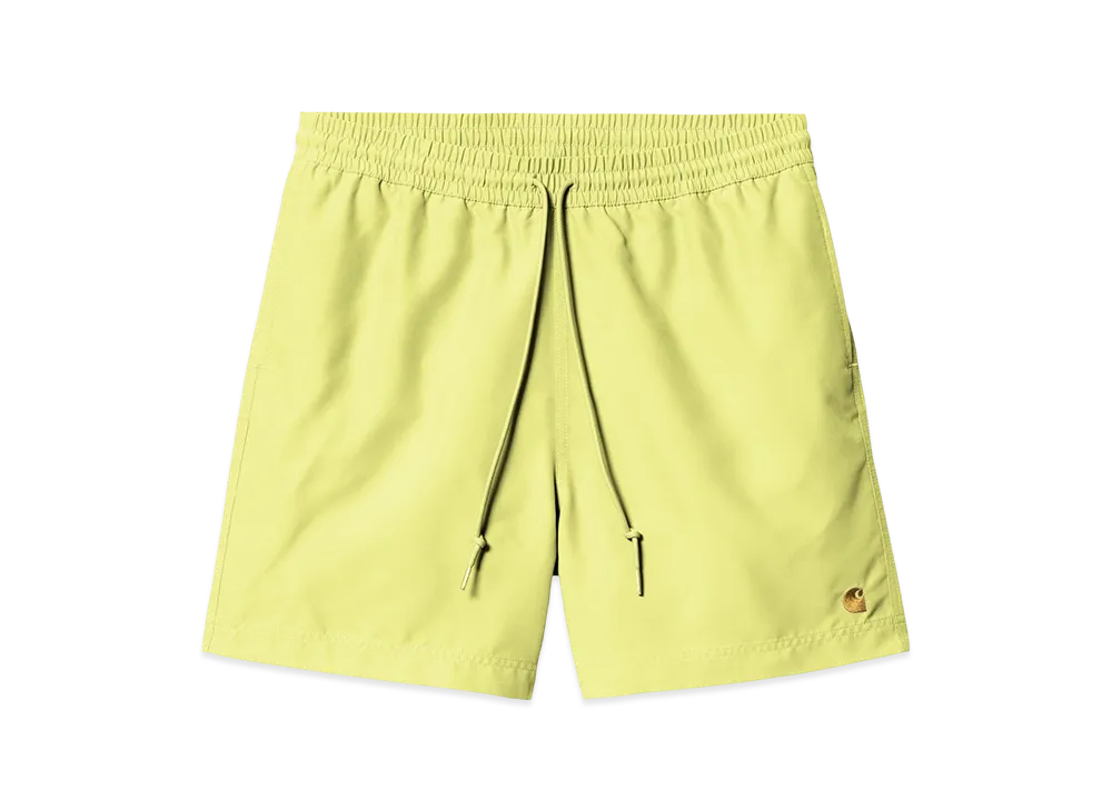 Carhartt WIP Chase Swim Trunks "Arctic Lime/Gold"