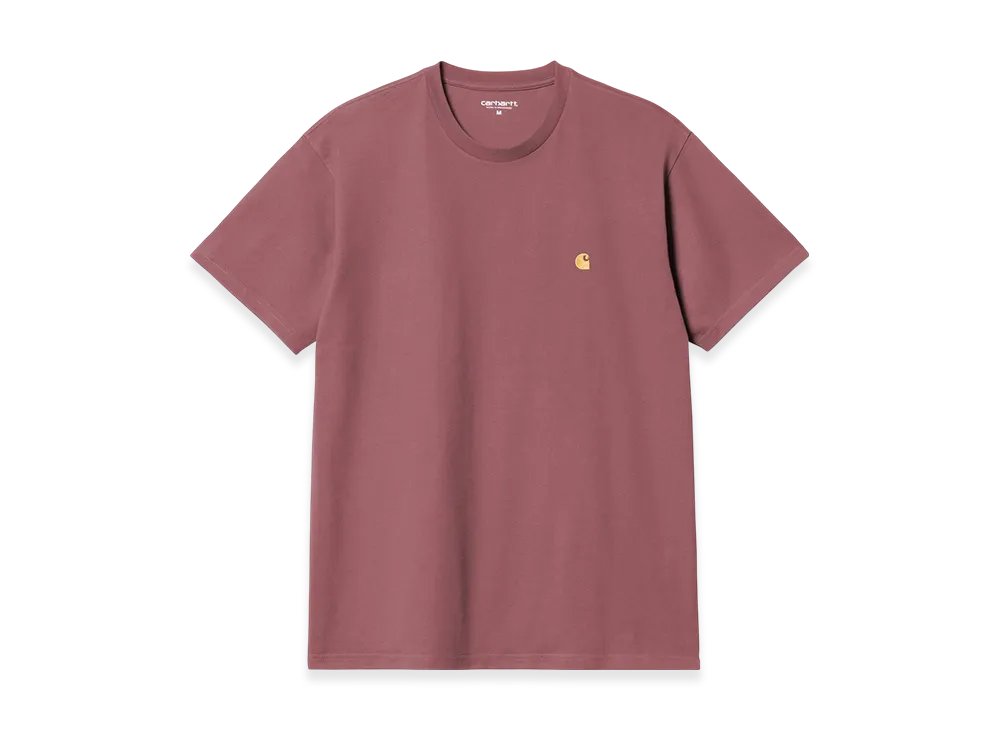 Carhartt WIP S/S Chase T-Shirt "Dusty Fuchsia/Gold"
