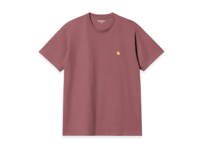 Carhartt WIP S/S Chase T-Shirt "Dusty Fuchsia/Gold"
