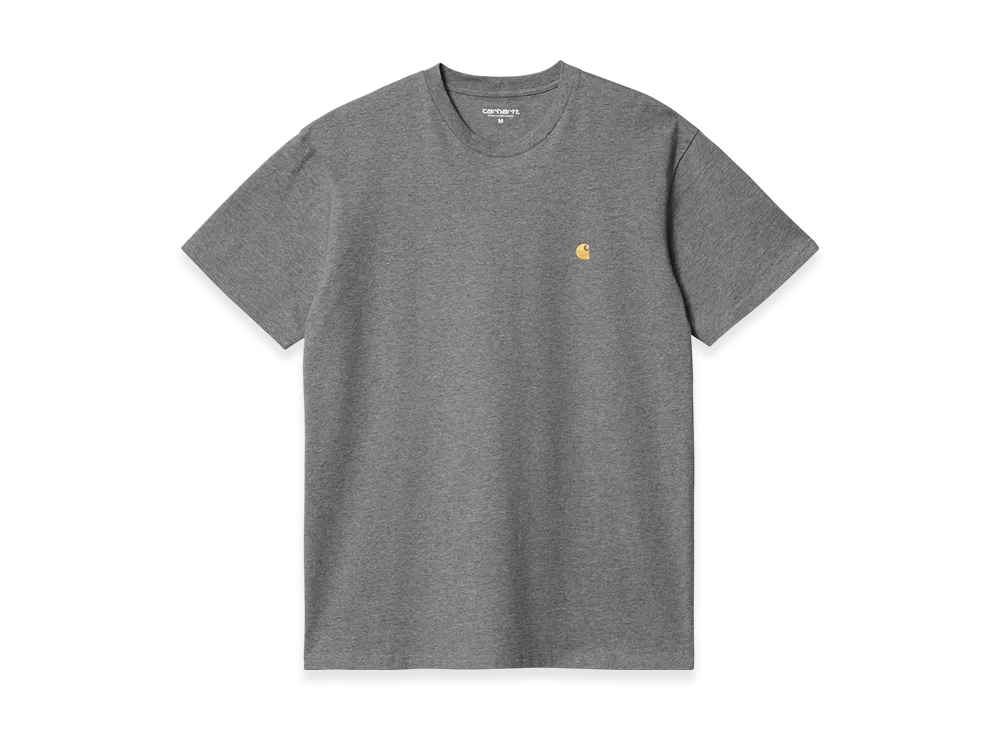 Carhartt WIP S/S Chase T-Shirt "Dark Grey Heather/Gold"