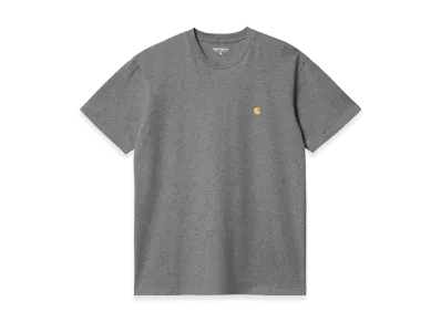 Carhartt WIP S/S Chase T-Shirt "Dark Grey Heather/Gold"