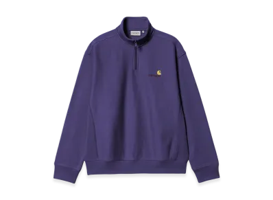 Carhartt WIP Half Zip American Script Sweatshirt "Aura"