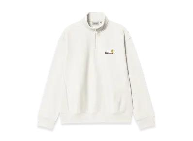 Carhartt WIP Half Zip American Script Sweatshirt "Wax"