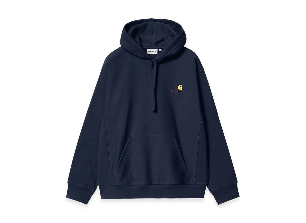 Carhartt WIP Hooded American Script Sweatshirt "Air Force Blue"
