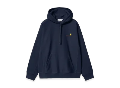 Carhartt WIP Hooded American Script Sweatshirt "Air Force Blue"
