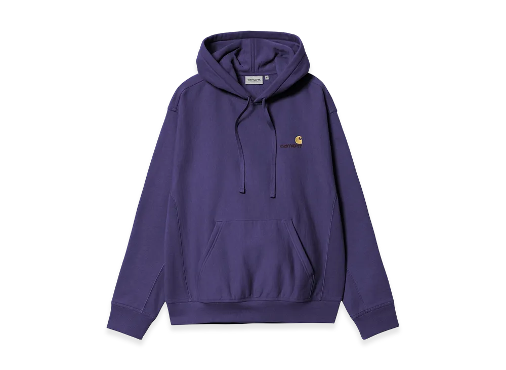 Carhartt WIP Hooded American Script Sweatshirt "Aura"