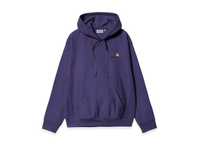 Carhartt WIP Hooded American Script Sweatshirt "Aura"