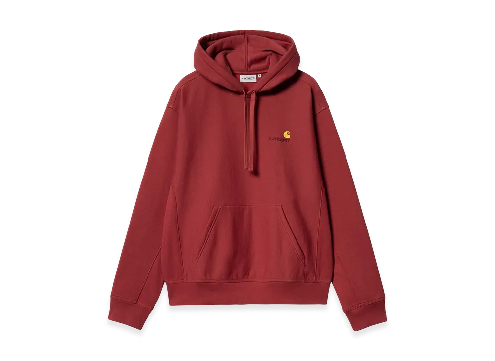 Carhartt WIP Hooded American Script Sweatshirt "Tuscany"
